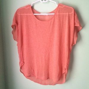 Sheer Back Tee