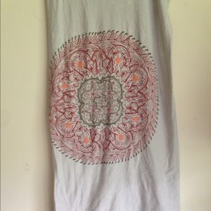 Free People Tee shirt graphic shawl/shrug/kimono