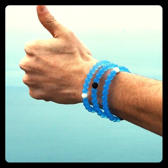 Live lokai blue bracelet