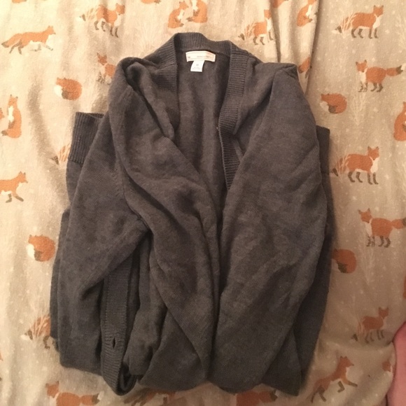 Grey long sleeve cardigan - Picture 1 of 3