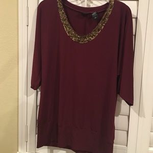 New York & co tunic top