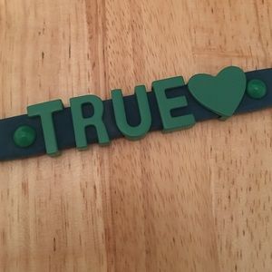 "True💙" Chunk Letter Bracelet