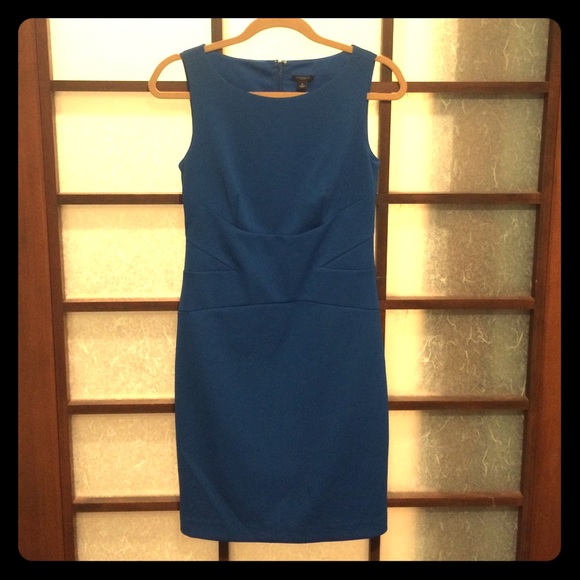Never been worn blue Ann Taylor Sheath Dress