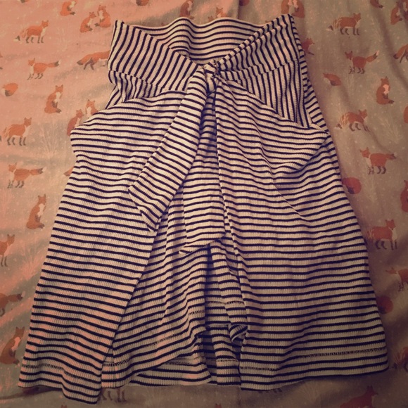 Free People Dresses & Skirts - Striped jersey skirt