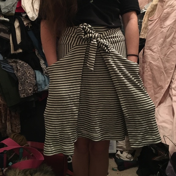 Striped jersey skirt - Picture 2 of 2