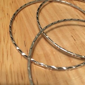 Silver Bangles
