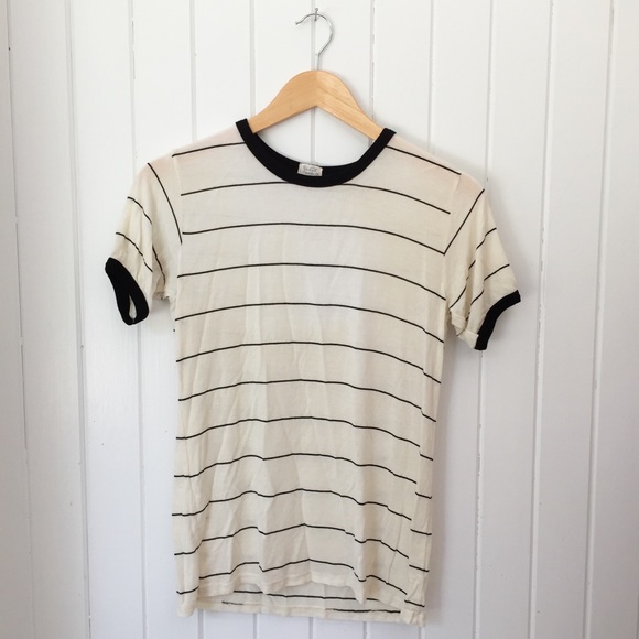 Brandy Melville Tops - Brandy Melville John Galt // Striped Tee // Unworn