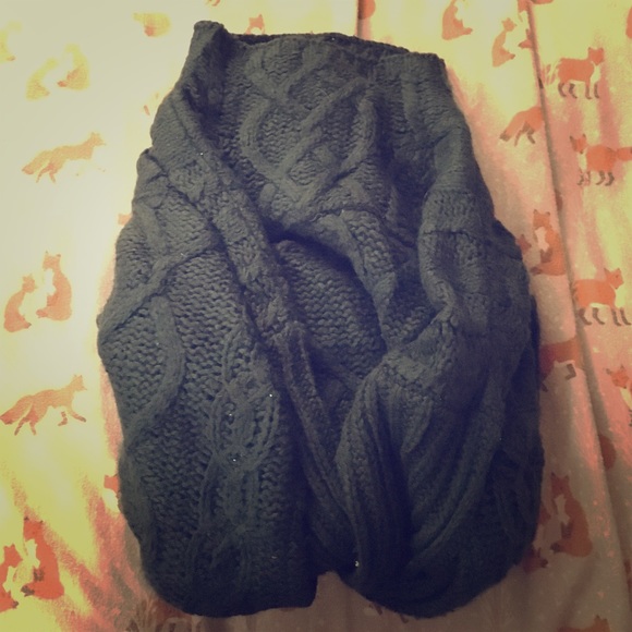 Cable knit turtleneck sweater