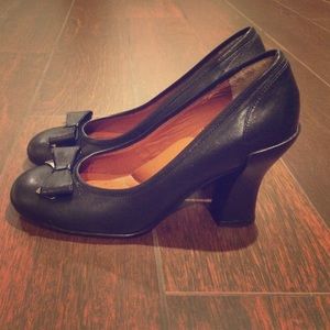 Black & Silver Walking Company Heels