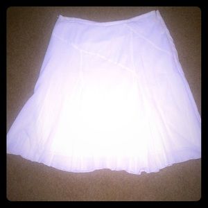 Dressbarn White Skirt