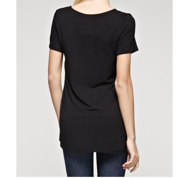 LAST❗️Hot Pink Criss Cross Tunic - Picture 4 of 4