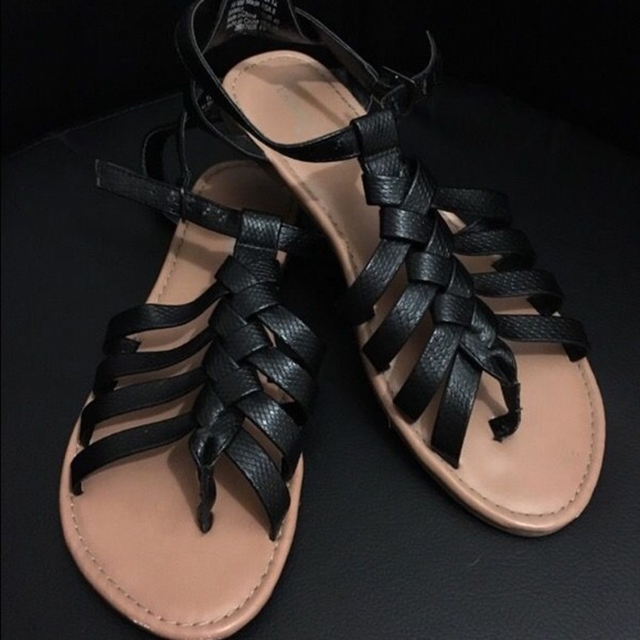 ❗️SALE ❗️ Black Braided Sandals