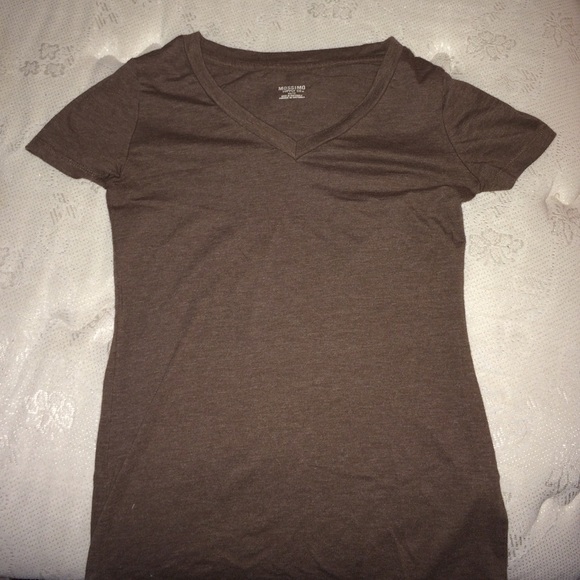Brown vneck