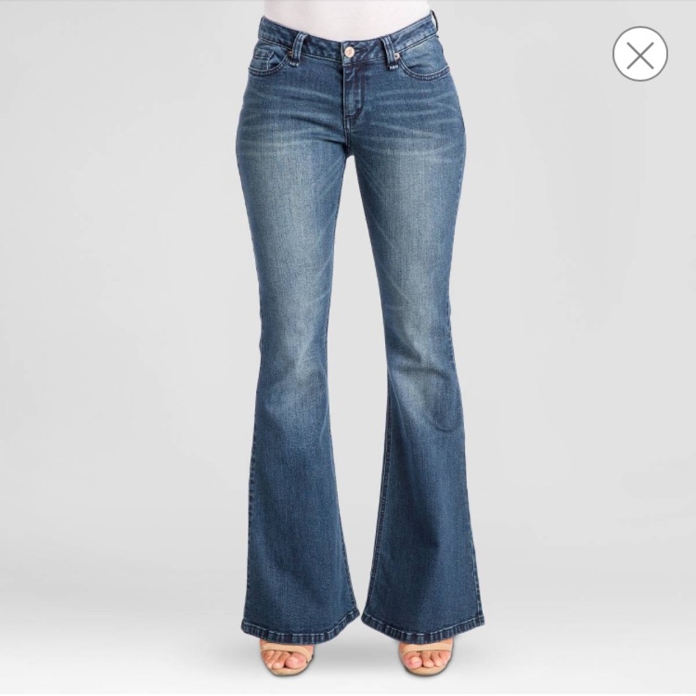 Baby Blue Bell-Bottoms