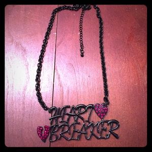 "Heartbreaker" necklace