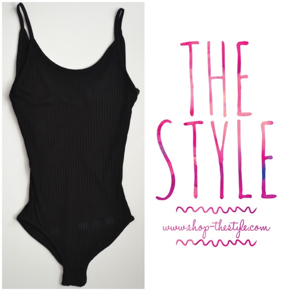 Tops - ✨ SALE! ✨  Black ribbed body suit