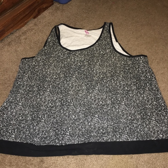 Plus size athletic tank top