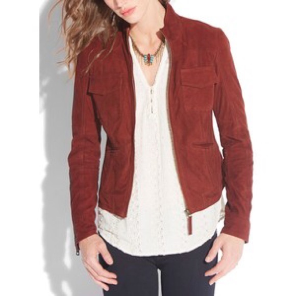 Lucky Brand Suede Jacket - Picture 2 of 4