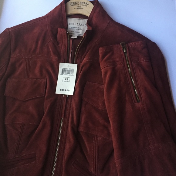 Lucky Brand Suede Jacket - Picture 4 of 4