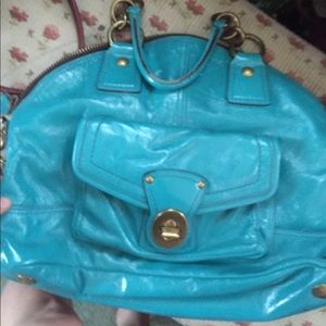 GUC large coach bag in real with stripes inside