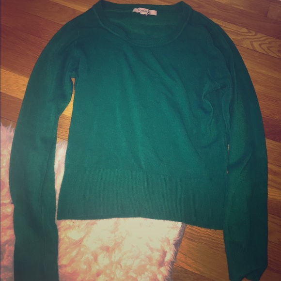 Lush Meadow Green Forever 21 Sweater Top