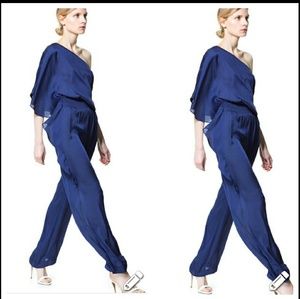 Navy pants romper