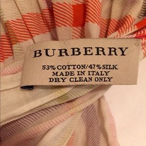 Authentic Burberry spring scarf