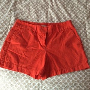 Loft orange shorts