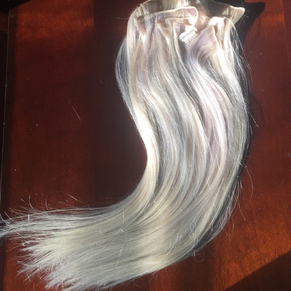 Izihair 100% human hair blonde extensions