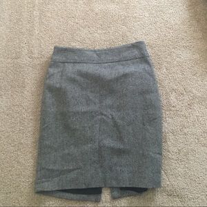 0 herringbone pencil skirt