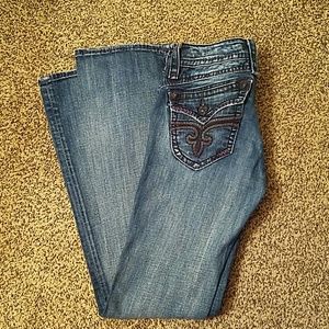 ROCK REVIVAL JEANS -- WORN TWICE!