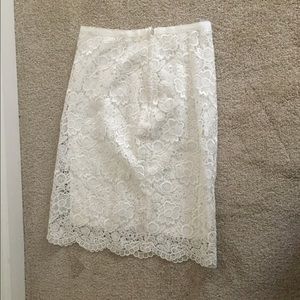 Boutique lace pencil skirt