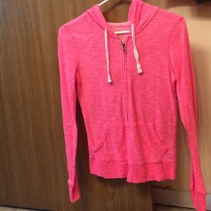 Neon pink lightweight sweatshirt. Great condition
