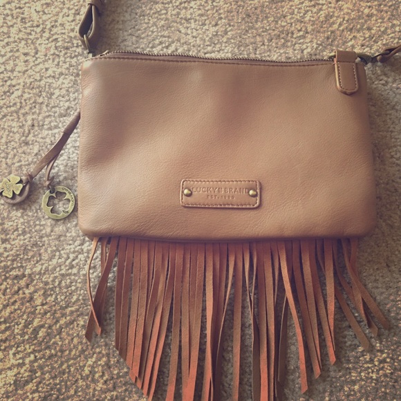 LUCKY BRAND🍀 Fringe Cross Body Bag