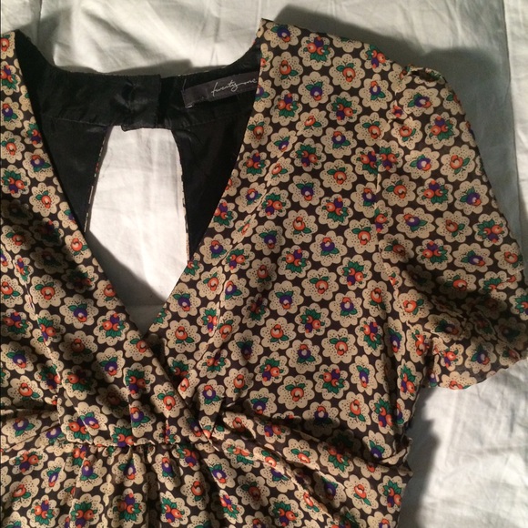 Key hole back mini dress
