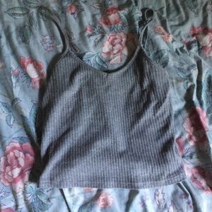 Ribbed grey Joanne tank