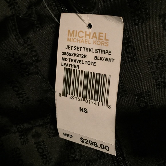 Michael Kors Large Jetset Stripe. Price Firm - Picture 3 of 8