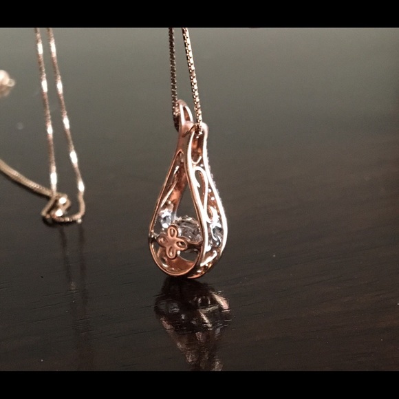 Rose Gold Diamonds in Rhythm Necklace from Kays - Picture 3 of 4