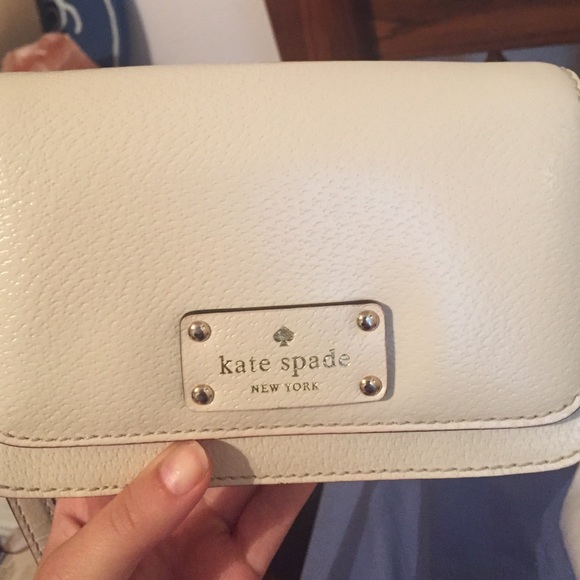 Kate Spade white cross body
