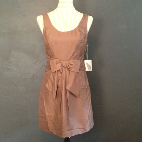 Love 21 by Forever 21 Mauve Bowtie Dress