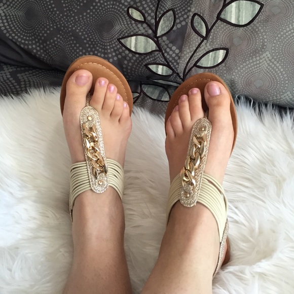 •Glitter Chain Sandals•One Day Sale!! - Picture 4 of 4