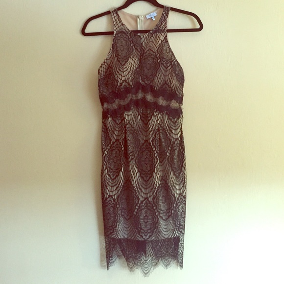 Tobi Black Lace Dress