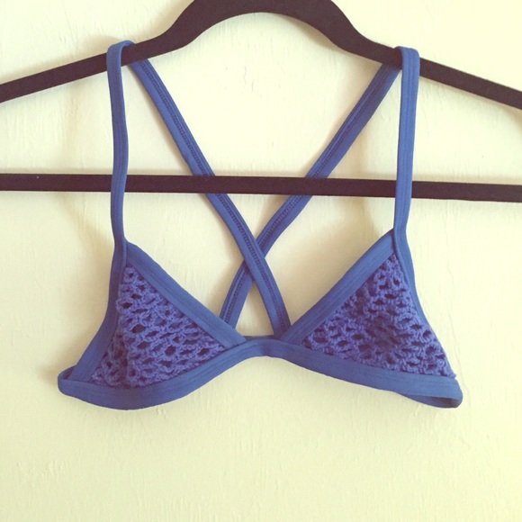 2016 POSH PUA Kainalu crochet top in Channel