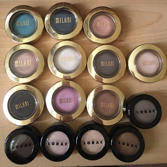 Lorac and Milani eyeshadow lot