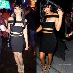 Kylie Jenner black dress