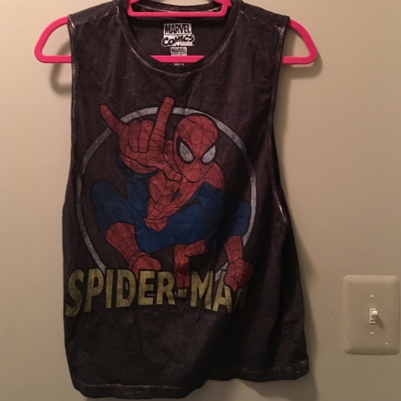 vintage spider man tank