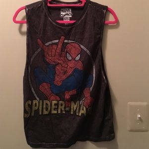 vintage spider man tank