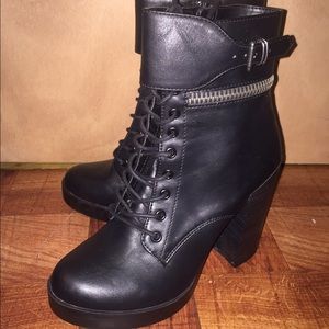 Boots with heels from Forever 21