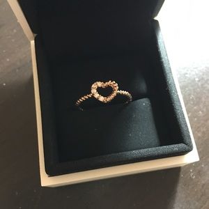 Rose gold ring