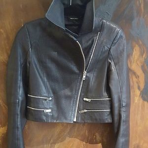 rag & bone black leather jacket